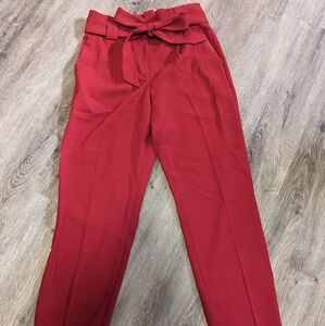 Express Bold Red Pants